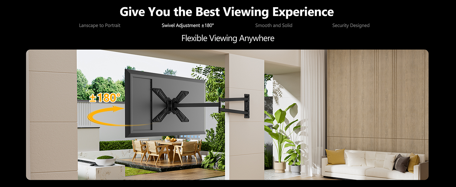 full motion tv wall mount