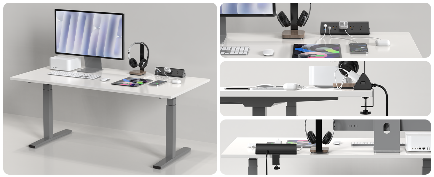 desk mounted power strip