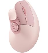 seenda Ergonomic Mouse Wireless, MOU-302 Bluetooth Vertical Mouse Rechargeable, Volume Knob, Sile...