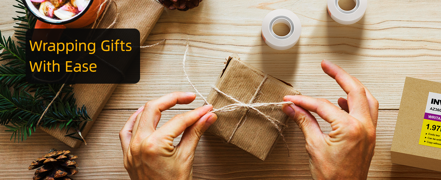 wrapping paper tape