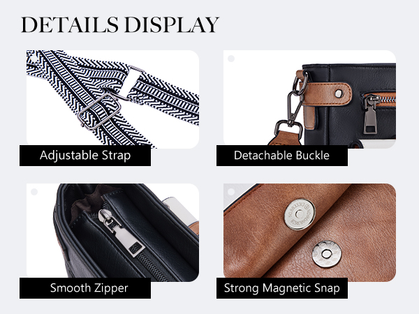 Multi Pocket Crossbody Purses