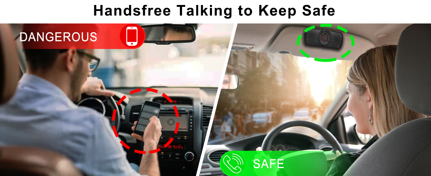 handsfree talking to keep safe