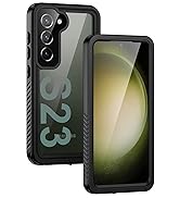 Lanhiem Samsung Galaxy S23 Case, IP68 Waterproof Dustproof, Built-in Screen Protector, Rugged Ful...
