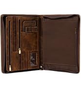 Leather Portfolio Organizer Folio Leather Padfolio Portfolio Binder Portfolio Folder Leather Port...