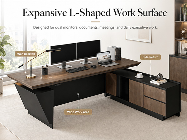 Adjustable Executive Desk