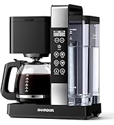 SHARDOR 10-Cup Coffee Maker, Programmable Drip Coffee Machine with 2–10 Cup Setting, Adjustable K...