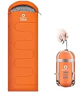 ECOOPRO Warm Weather Sleeping Bag - Portable, Waterproof, Compact Lightweight, Comfort with Compr...