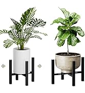 Sungaryard Adjustable Metal Plant Stand for Plants - Heavy Duty Outdoor Indoor Home Planter Holde...