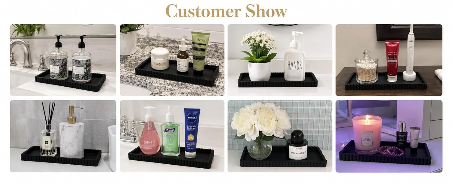 bathroom counter tray