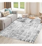 Artnice Modern Abstract Area Rugs for Living Room 5x7, Non Slip Washable Rugs for Indoor Floor, L...