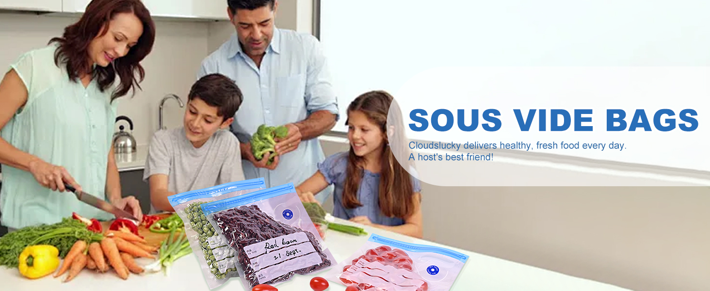 Cloudslucky Sous vide bags vacuum bags