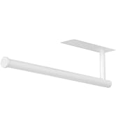 CHIKESI Paper Towel Holder Under Cabinet, Self-Adhesive,No Drilling, Stainless Steel, Wall-Mounte...