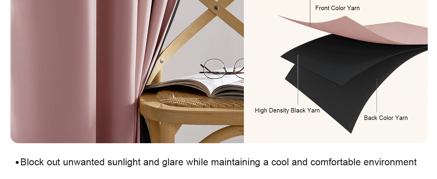 blackout curtains