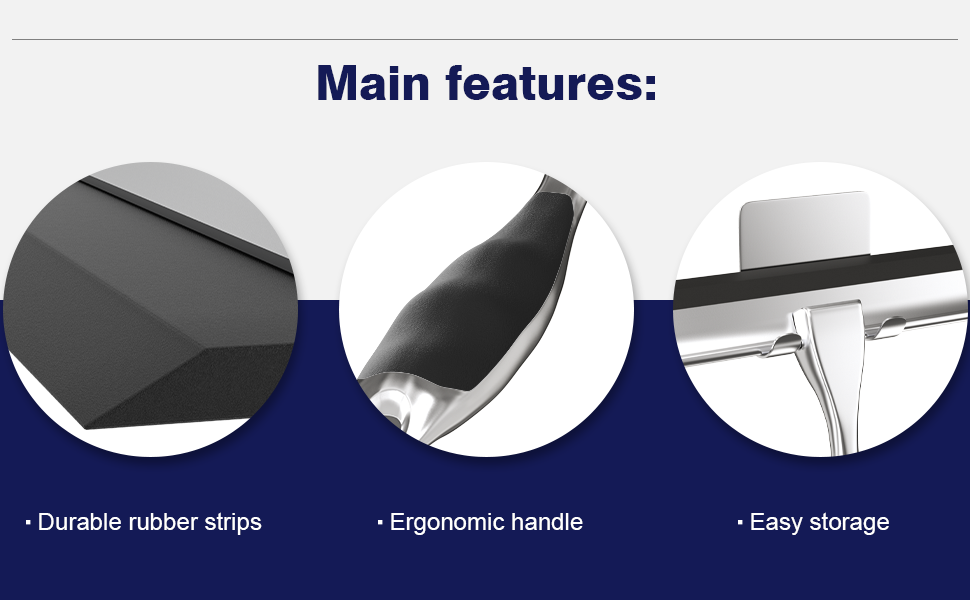 Shower Squeegee Silver