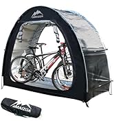 MAIZOA 83 x 32 x 65 in Outdoor Bike Covers Storage Shed Tent,210D Oxford Thick Waterproof Fabric,...