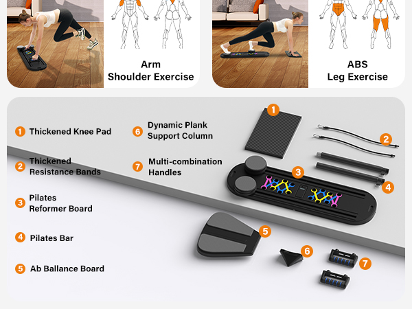 pilates board pilates board for home workout flo pilates portable reformer pilates reformer set