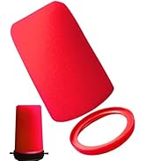 RhymKawa SM7b Pop Filter for Shuer SM7B, SM7dB, MV7, MV7X Foam Windscreen with Retaining Seal - R...