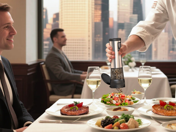 electric salt and pepper grinder