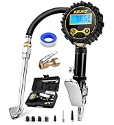 AZUNO Digital Tire Inflator with Pressure Gauge, 200 PSI, Heavy Duty Air Compressor Accessories, ...