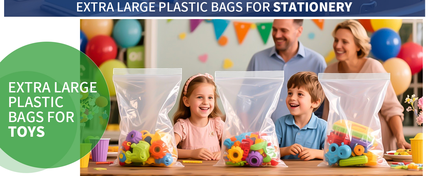 EXTRA LARGE PLASTICBAGS FOR TOYS