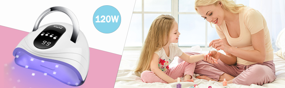 LED Gel Nail Lamp 120W LED Nail Light Fast Nail LED Lamp for Gel Nail 