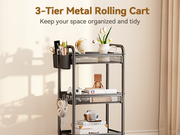 rolling cart with wheel