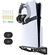 URXTRAL PS5 Pro/PS5/PS5 Slim Wall Mount Kit - Steel Wall Mount for PS5 Standard &amp; Slim&amp;Pro Consol...