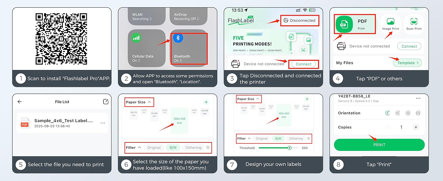 4x6 thermal label printer