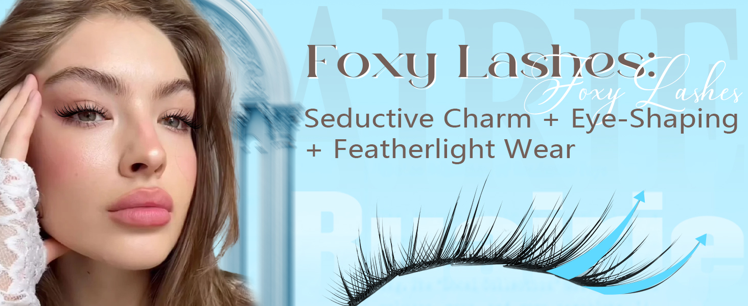 fox eye lash clusters