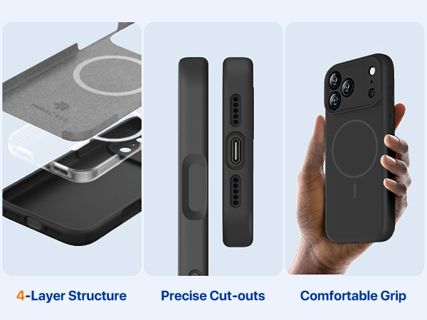 iPhone 17 Pro Max Case Silicone Magnetic