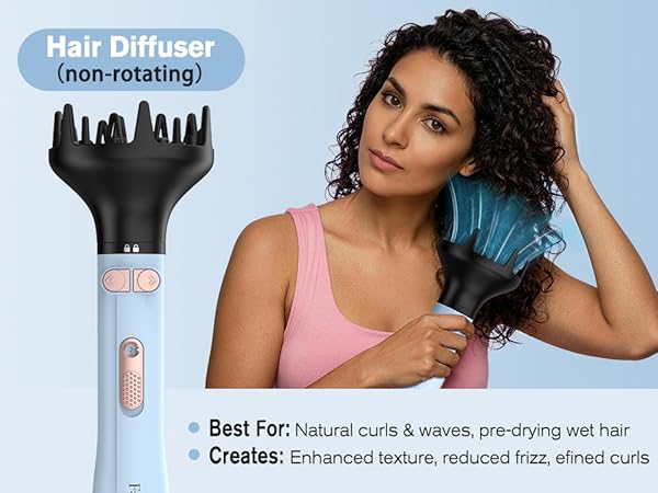 rotating brush hair dryer