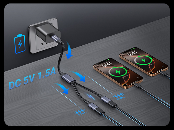 USB-C to USB-C Splitter