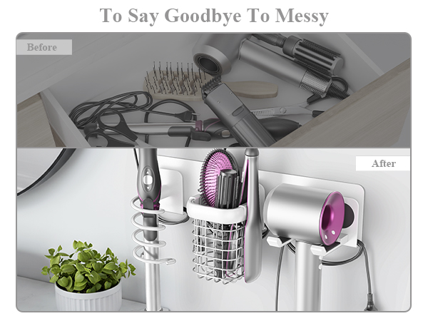 hair dryer storage