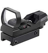 Beileshi Reflex Sight,Adjustable 4 Reticle Styles 5 Brightness Settings Red Green Dot Sight with ...