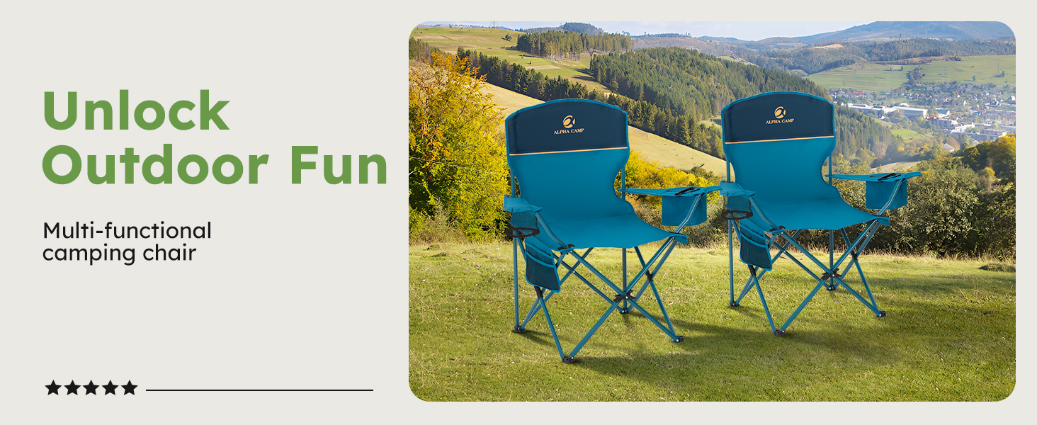 LET'S CAMP CAMPING CHAIR