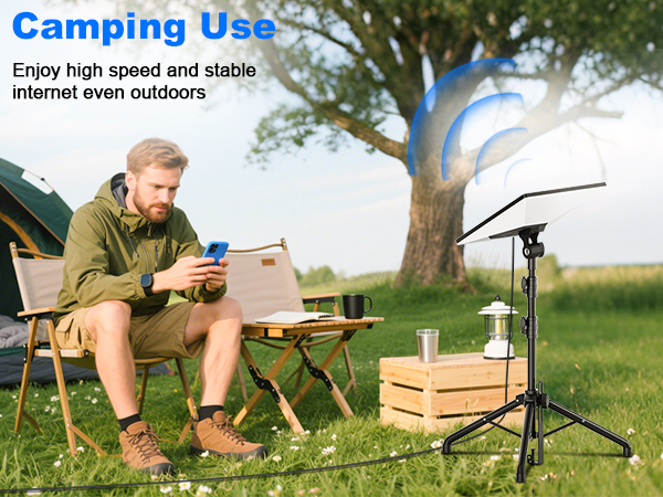 Enjoy high speed and stable internet even outdoors