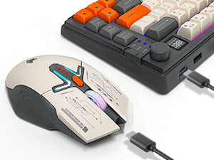 Rechargeable gaming mouse