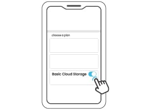 How to get free cloud storage service? - 4. Click the slider to activate Basic Cloud Storage