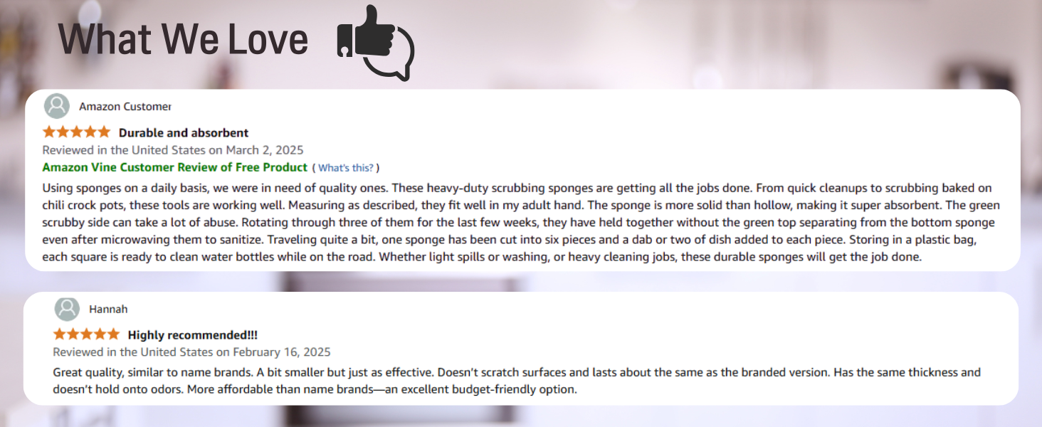 what they said about our product