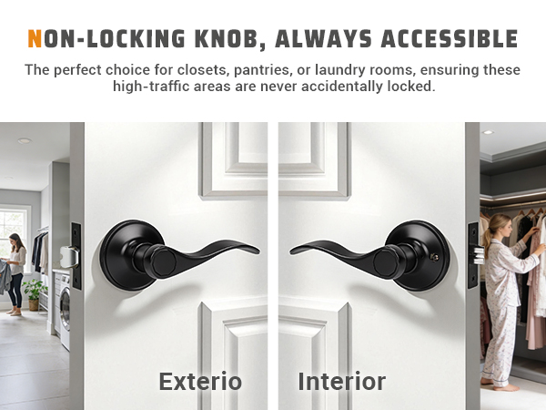 INTERIOR DOOR KNOBS