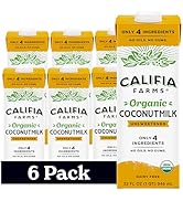 Califia Farms - Organic Coconut Milk, 32 oz (6 pack), Dairy Free, Vegan, Plant Based, Vegan, Glut...
