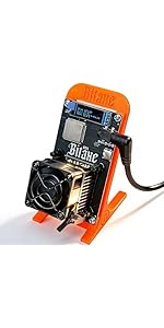 Bitcoin Home Miner NerdQX 8.1 T 138W Solo Miner with 3 Fans and Four BM1370 ASIC Chips Dual-Fan Plug...