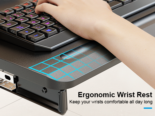 keyboard and mouse tray