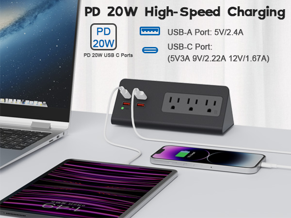 desk mount power strip desk clamp power strip desk surge protector desk outlet
