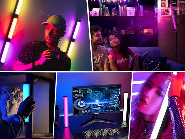 RGB LED VIDEO LIGHT WAND WITH STAND 