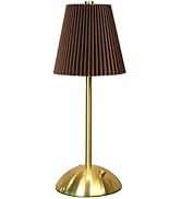 SupBri Cordless Table Lamp Rechargeable,Fabric Shade Desk Lamp, Dimmable LED Battery Powered Lamp...