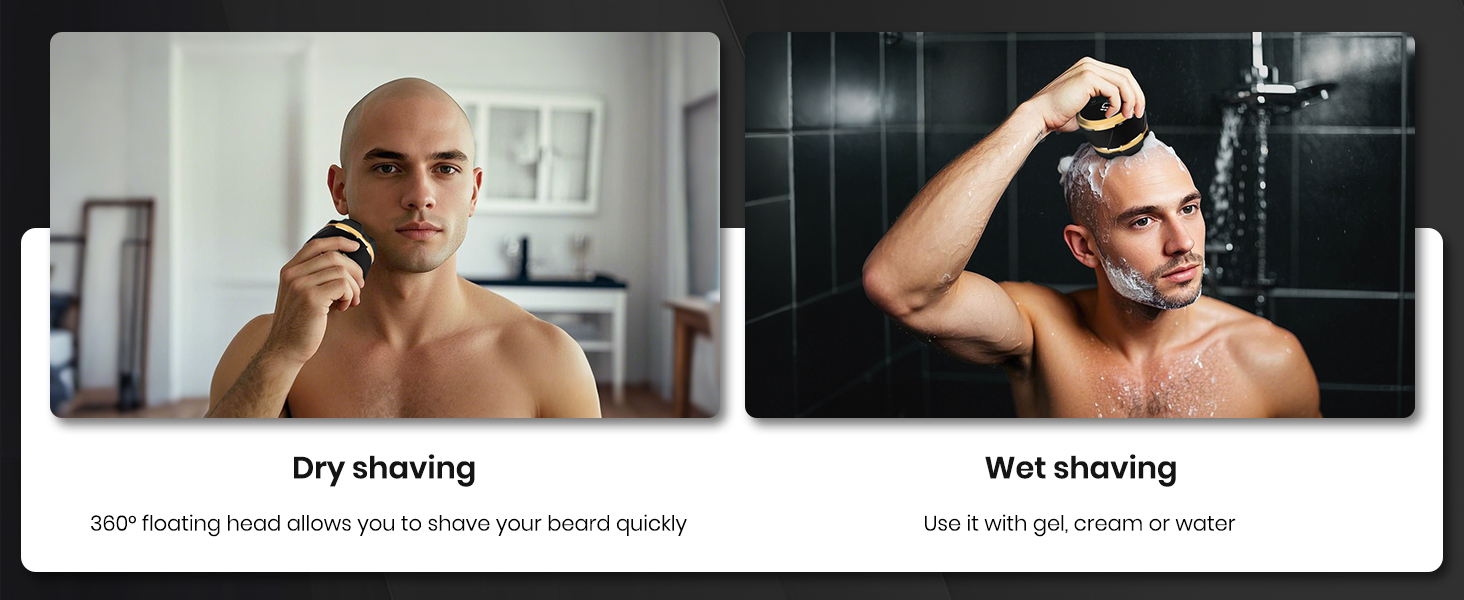 rechargeable bald shaver