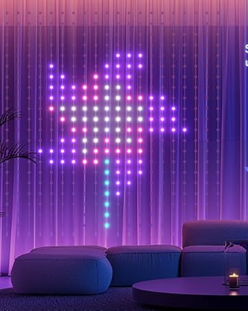 lights for curtains with GIF DIY