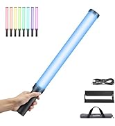 Godox LC500R Mini RGB LED Video Light Stick Lighting,2500K-8500K Adjustable, CRI 95 TLCI 96 Accur...