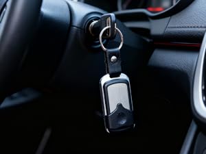 Compact remote fits on your car keychain, reducing the risk of leaving it in the car.